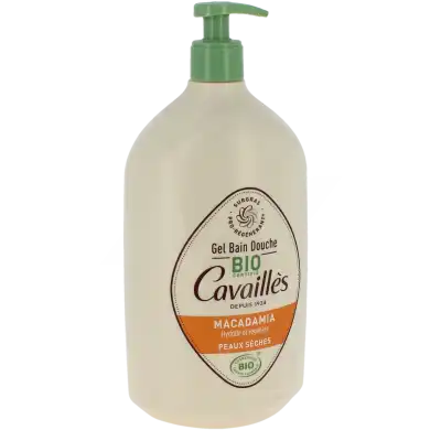 Roge Cavailles Gel Bain Douche Macadamia Bio Fl Pompe/1l à Saint-Priest