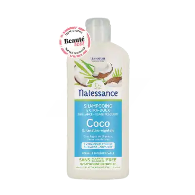 Natessance Coco Shampooing usage fréquent 250ml