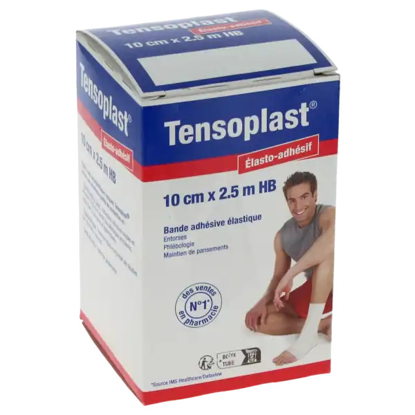 Tensoplast Hb Bande Adhésive élastique 10cmx2,5m