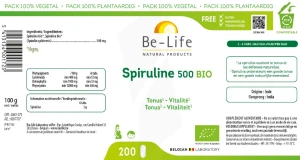 Be-life Spiruline 500 Bio Tablettes B/200