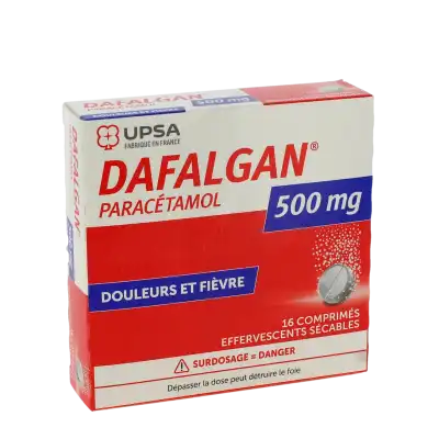 Dafalgan 500 Mg, Comprimé Effervescent Sécable à BOURG-SAINT-MAURICE