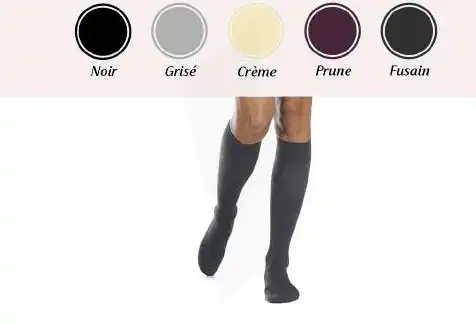 Varisma® Zen Classe Ii Chaussettes Prune Taille 2 Normal Pied Fermé