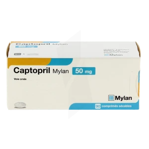 Captopril Viatris 50 Mg, Comprimé Sécable