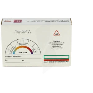 Esomeprazole Teva 40 Mg, Gélule Gastro-résistant