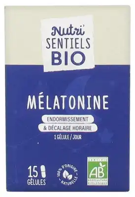 Nutrisanté Nutrisentiels Bio Mélatonine Gélules B/15 à Hyères
