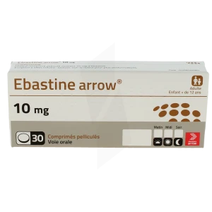 Ebastine Arrow 10 Mg, Comprimé Pelliculé