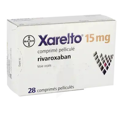 XARELTO 15 mg, comprimé pelliculé