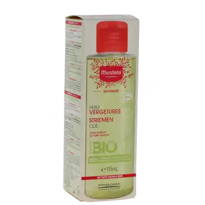 Mustela Huile Vergetures Bio 105 Ml à Mérignac