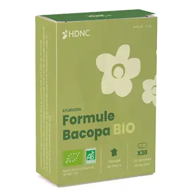 Hdnc Formule Bacopa Bio 400mg Capsules Végétales B/30 à LORMONT