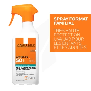 La Roche Posay Anthelios Spray Familial Très Haute Protection Ultra Résistant Spf50+ Spray/300ml