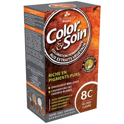 Color&soin Kit Coloration Permanente 8c Blond Cuivré à SAINT-PRIEST