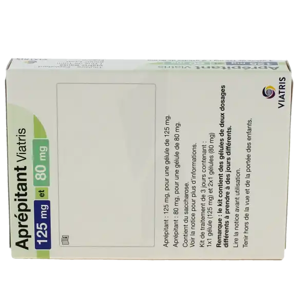 Aprepitant Viatris 125 Mg, Gélule Et Aprepitant Viatris 80 Mg, Gélule