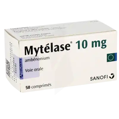 Mytelase 10 Mg, Comprimé à Dreux