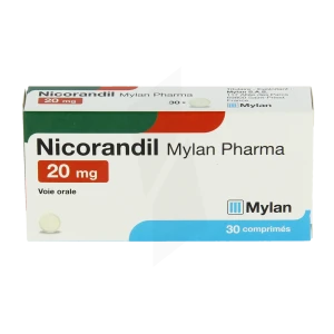 Nicorandil Viatris 20 Mg, Comprimé