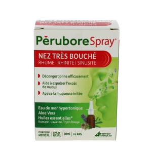 Perubore Spray Nasal Nez Très Bouché Fl/30ml