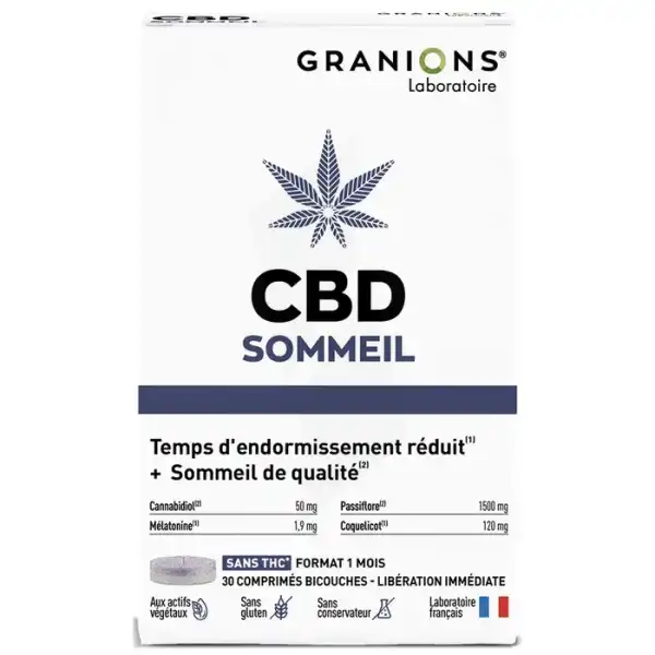 Granions Cbd Cpr Sommeil B/30