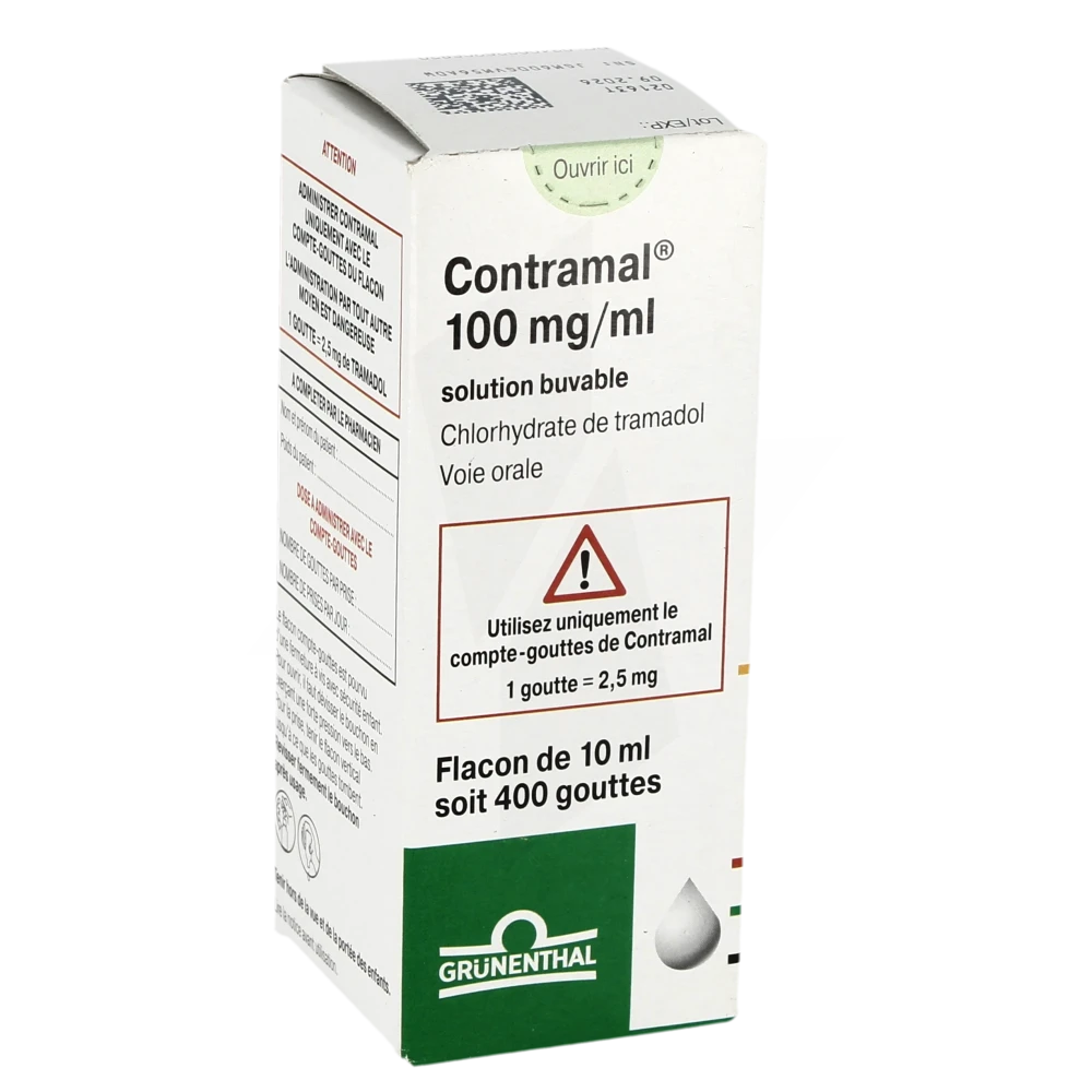 Contramal 100 Mg/ml, Solution Buvable