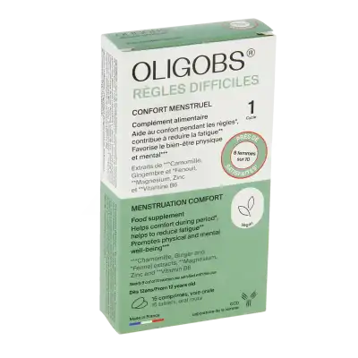 Oligobs Règles Difficiles 1 Cycle Comprimés B/15 à ODOS