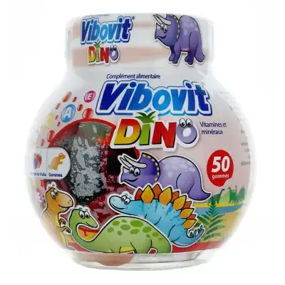 Vibovit Dino Gom à Mâcher Vitaminée Fruits B/50 à Digne-les-Bains