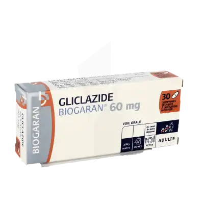 Gliclazide Biogaran 60 Mg, Comprimé Sécable à Libération Modifiée à Bordeaux