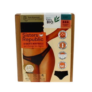 Sisters Republic Sidonie Culotte Menstruelle Bikini Flux Super Tl