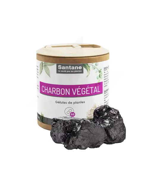 Santane Charbon Végétal Gélules De Poudre De Plantes 400mg B/160