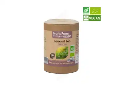 Nat&form Eco Responsable Fenouil Bio Gélules B/90 à Vallauris