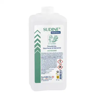 Sudine® Equip’spray Désinfectant Et Désodorisant Tous équipements Eco Recharge Pour Sprays 50ml, 125ml Et 1l- Flacon 1l à PINS-JUSTARET