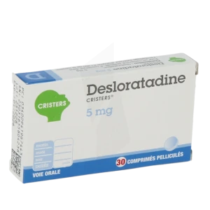 Desloratadine Cristers 5 Mg, Comprimé Pelliculé