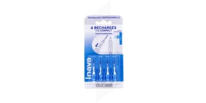 Inava Trio Compact Brossette Recharge Bleu B/6