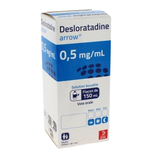 Desloratadine Arrow 0,5 Mg/ml, Solution Buvable