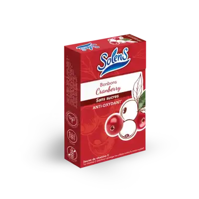 Solens Sans Sucre Bonbon Canneberge B/50g à MIRANDE