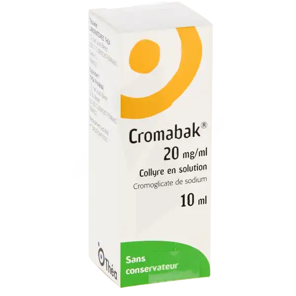 Cromabak 20 Mg/ml, Collyre En Solution
