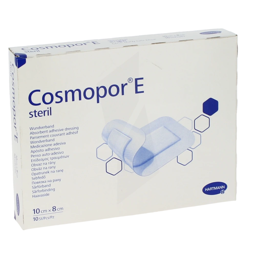 Cosmopor® E Pansement Adhésif 10 X 8 Cm - Boîte De 10