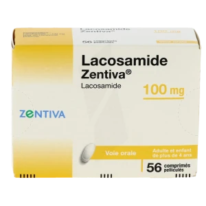 Lacosamide Zentiva 100 Mg, Comprimé Pelliculé