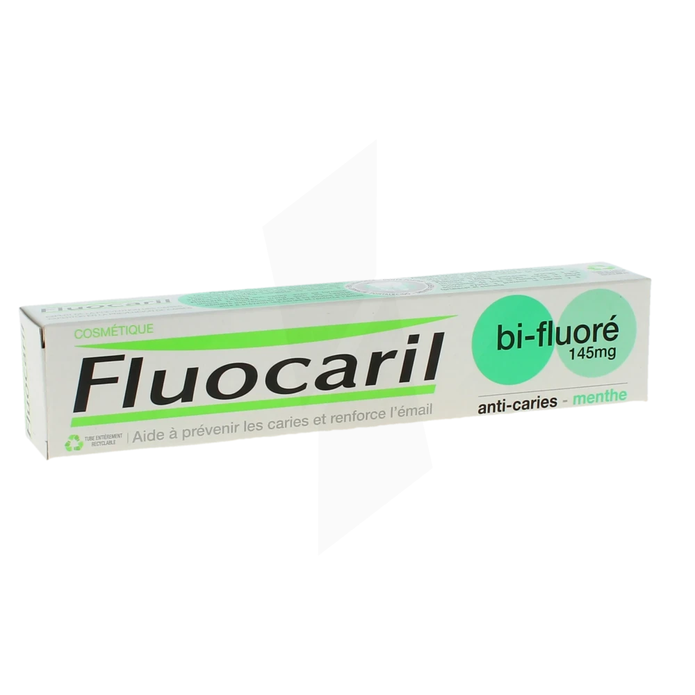 Fluocaril Bi-fluoré 145mg Dentifrice Menthe Tube De 75 Ml