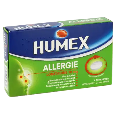 Humex 10 Mg Comprimés Allergie Loratadine Plq/7 à Annecy