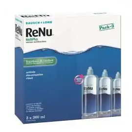 Renu Solution Lentille Souple Multifonction 3fl/360ml à BOLLÈNE