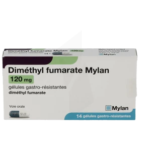 Dimethyl Fumarate Mylan 120 Mg, Gélule Gastro-résistante