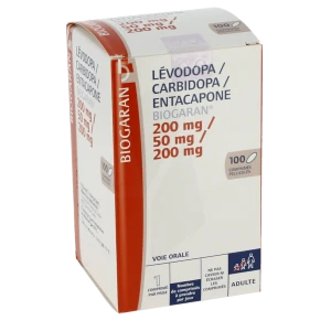 Levodopa/carbidopa/entacapone Biogaran 200 Mg/50 Mg/200 Mg, Comprimé Pelliculé