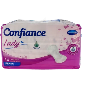 Confiance Lady Protection Anatomique Incontinence 4.5 Gouttes Sachet/14