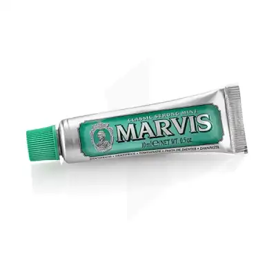 Marvis Vert Pâte dentifrice menthe forte T/10ml