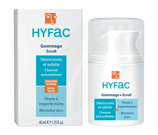 Hyfac Gommage Exfoliant Express Tube40 Ml