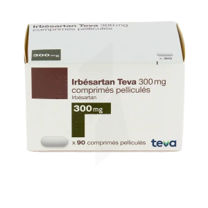 Irbesartan Teva 300 Mg, Comprimé Pelliculé