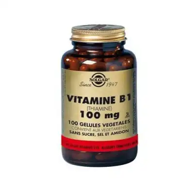 Solgar Vitamine B1 (thiamine) 100 Mg à Espaly-Saint-Marcel
