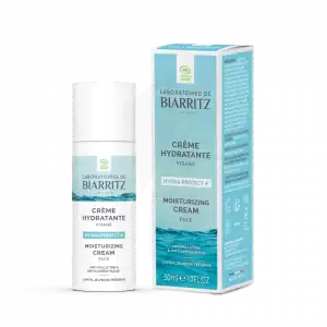 Laboratoires De Biarritz Hydra-protect+ Crème Hydratante Visage Bio Fl/50ml à VITROLLES