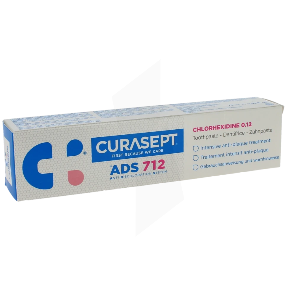 Curasept Ads 712 Toothpaste Dentifrice T/75ml
