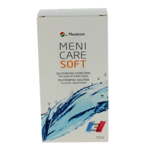 Menicaresoft Solution Multifonctions Pour Toutes Les Lentilles Souples 70ml