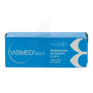Vismed Multi Solution Oculaire Stérile Lubrifiante Flacon De 15 Ml