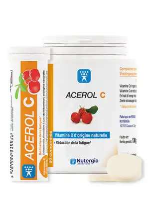 Acheter Acerol C Vitamine C naturelle Comprimés Pot/60 + T/15 à Seysses